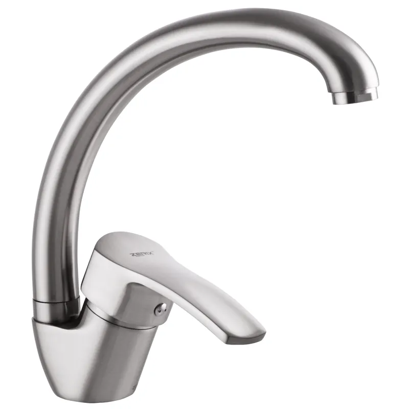 Змішувач для кухні ZERIX YUB 279 (ZX0416) — одноважільний настільний змішувач з поворотним виливом