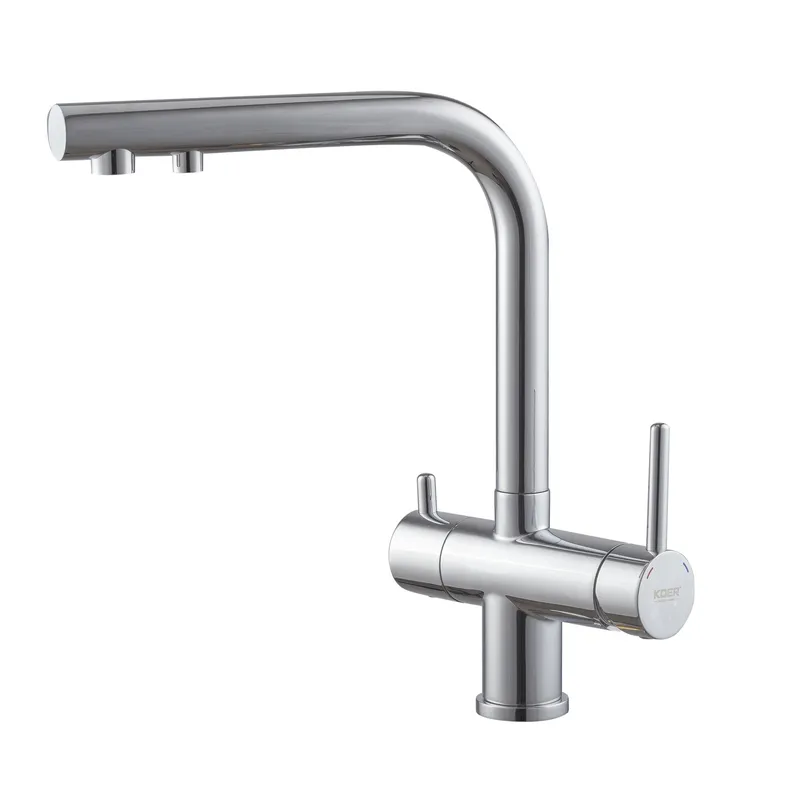 Змішувач для кухні з виходом для питної води KOER KB-72001-01 (KR3391) — одноважільний змішувач для кухні