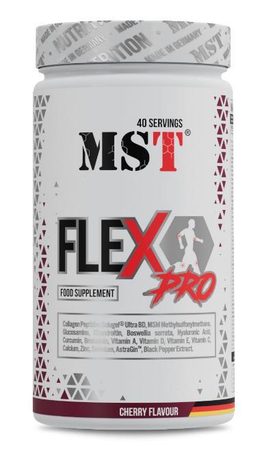 Для суглобів і зв’язок з колагеном MST Nutrition FLEX Pro 600 грам НОВА ПОСИЛЕНА ФОРМУЛА Смак:Вишня, фото 1