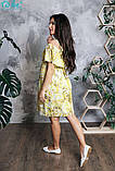 Плаття дою вагітних літнє бавовняне жовте, фото 4