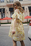 Плаття дою вагітних літнє бавовняне жовте, фото 6