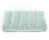 Подушка надувна INTEX 68676 43x28x9 см, бірюзова, фото 3