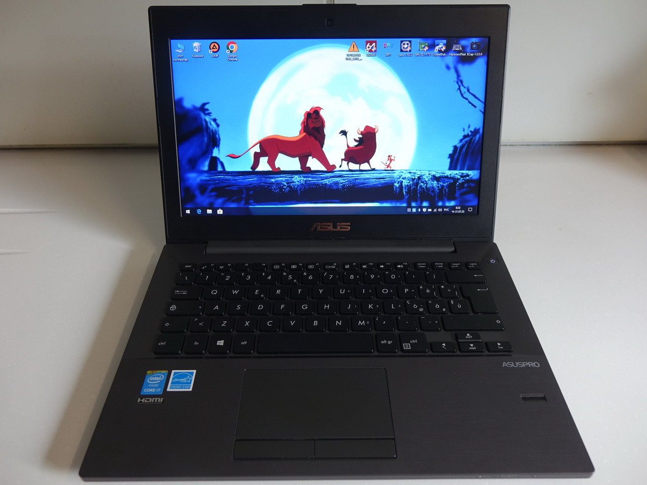 Ноутбук ASUS Pro 13.3, i7-4510U, 8gb, 256gb ssd, Intel HD 4400, Автономність 7 годин, Win10, фото 1