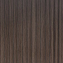 Покриття вінілове самоклеюче 3D рейки 600х600х2,8мм Димчастий каштан SW-00002195
