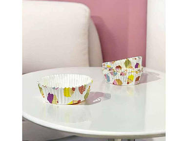 Форма для випiчки 8х3см паперові 8шт ТМ SP