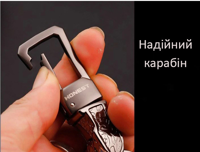 Брелок-карабін для ключів Honest Jaguar Bronze Брелок-карабін для ключів Honest Jaguar Bronze