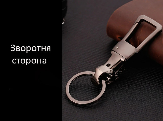 Брелок-карабін для ключів Honest Jaguar Bronze Брелок-карабін для ключів Honest Jaguar Bronze