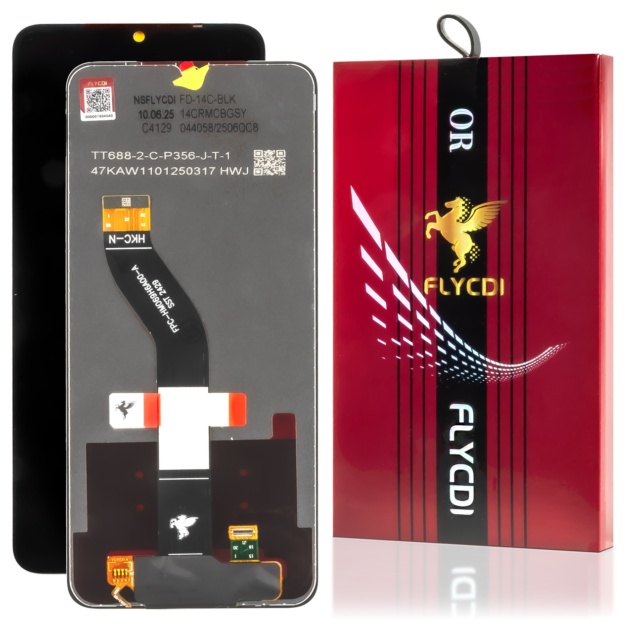 Дисплей XIAOMI Redmi 14C/A4 (5G)/Poco C75/Poco C71 (2024) (FHD) FLYCDI з чорним тачскрином