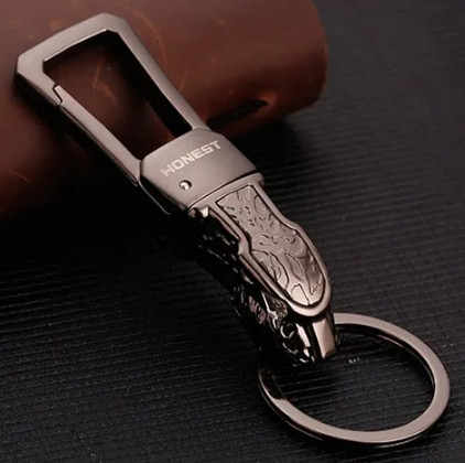 Брелок-карабін для ключів Honest Jaguar Bronze Брелок-карабін для ключів Honest Jaguar Bronze