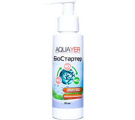 AQUAYER Біостартер — засіб встановлення азотного циклу в акваріумі, 90 мл