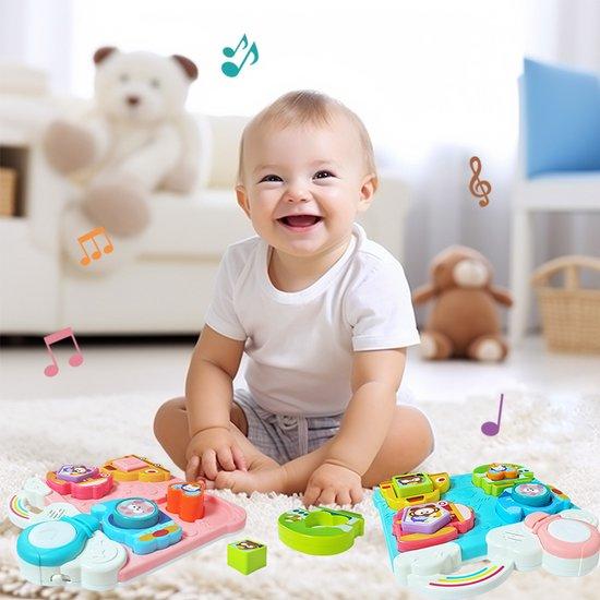 Навчальний бізіборд розвиваюча дошка з українським озвучуванням піснями Дитячий сортер із транспортом світлом казками, фото 1