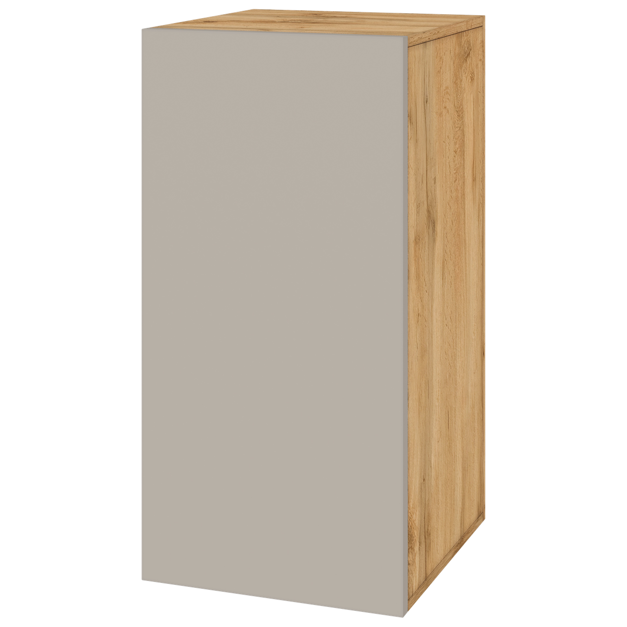 Сучасний маленький комод тумба 40 см з полицями для книг без ручок у вітальню зал ЛДСП Спейс Світ Меблів