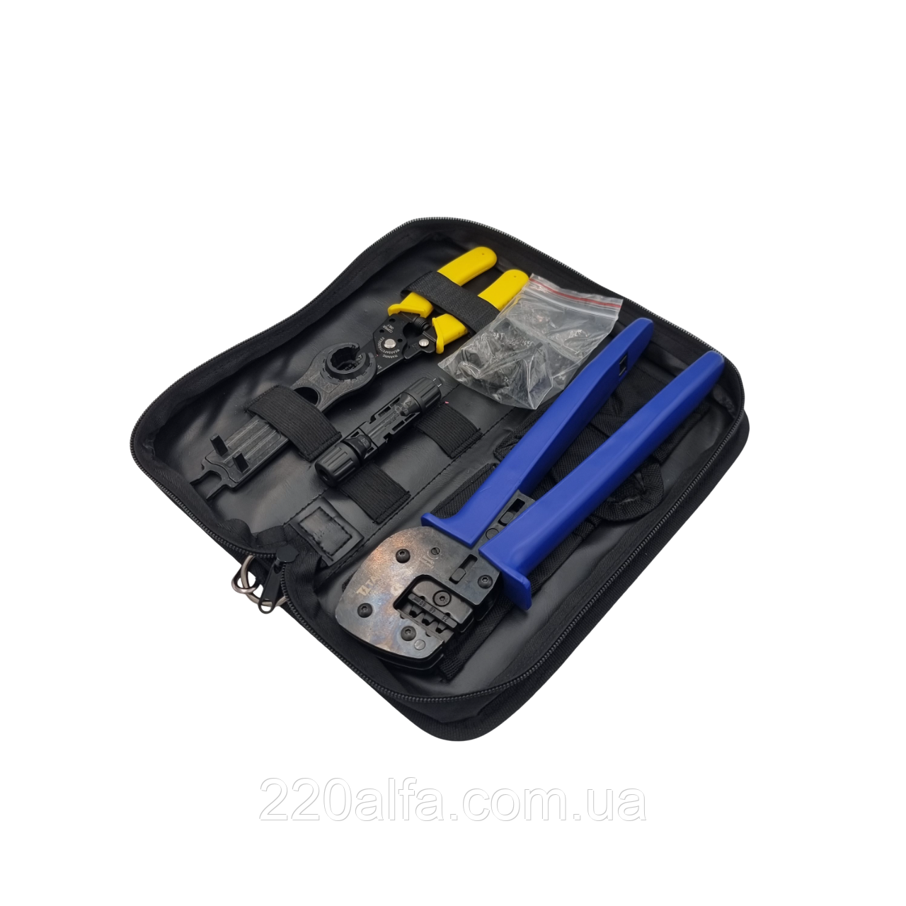 Комплект інструментів №1 для конекторів МС-4 із зачистом проводів, фото 1