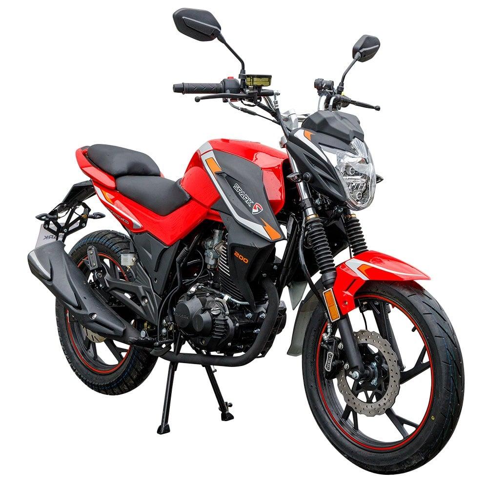 Мотоцикл Spark SP200R-30 (заводське паковання) (Чорний із синім), фото 1