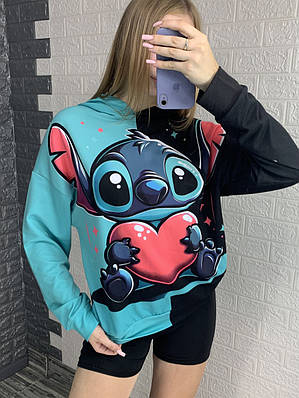 Жіноче худі зі Стічем,РОЗМІР ТІЛЬКИ 44