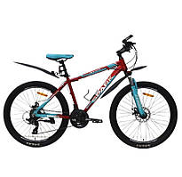 Велосипед SPARK TRACKER 26 ал17 ам лок-аут диск вишневий