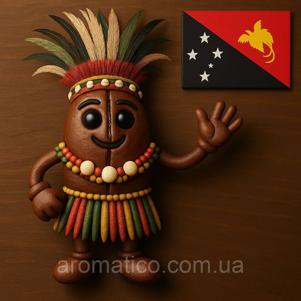 Кава в зернах "Aromatico" Papua New Guinea, 100% Арабіка 1 кг