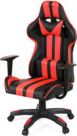 Геймерське крісло АКЛАС Стрик Light ANF: Червоне ергономічне крісло для дому та офісу