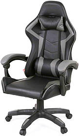 Крісло геймерське АКЛАС Бешкет ANF підліткове Чорний (PU) для дому та офісу