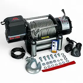 Електрична лебідка для евакуатора  Profinstrument 17000Lbs  24 В ( 7727 кг)