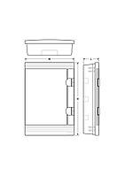 Щиток внутрішній FF-WG на 36 модулів, білий, сірі двер., Argent IP 40 TAKEL