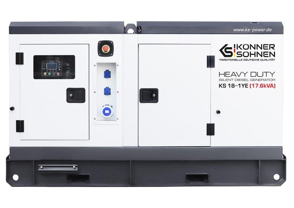 Генератор дизельний Könner&Söhnen KS 18-1YE, фото 1