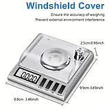 Високоточні цифрові ваги DS-04B 20g/0.001g пінцет, тара, гирька та чохол, Китай, фото 2