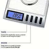 Високоточні цифрові ваги DS-04B 20g/0.001g пінцет, тара, гирька та чохол, Китай, фото 3
