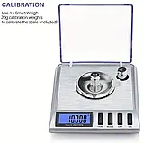 Високоточні цифрові ваги DS-04B 20g/0.001g пінцет, тара, гирька та чохол, Китай, фото 4