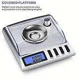 Високоточні цифрові ваги DS-04B 20g/0.001g пінцет, тара, гирька та чохол, Китай, фото 7
