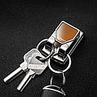 Брелок для ключів на ремінь Honest Elegant Silver. Ключниця на ремінь металева, фото 2