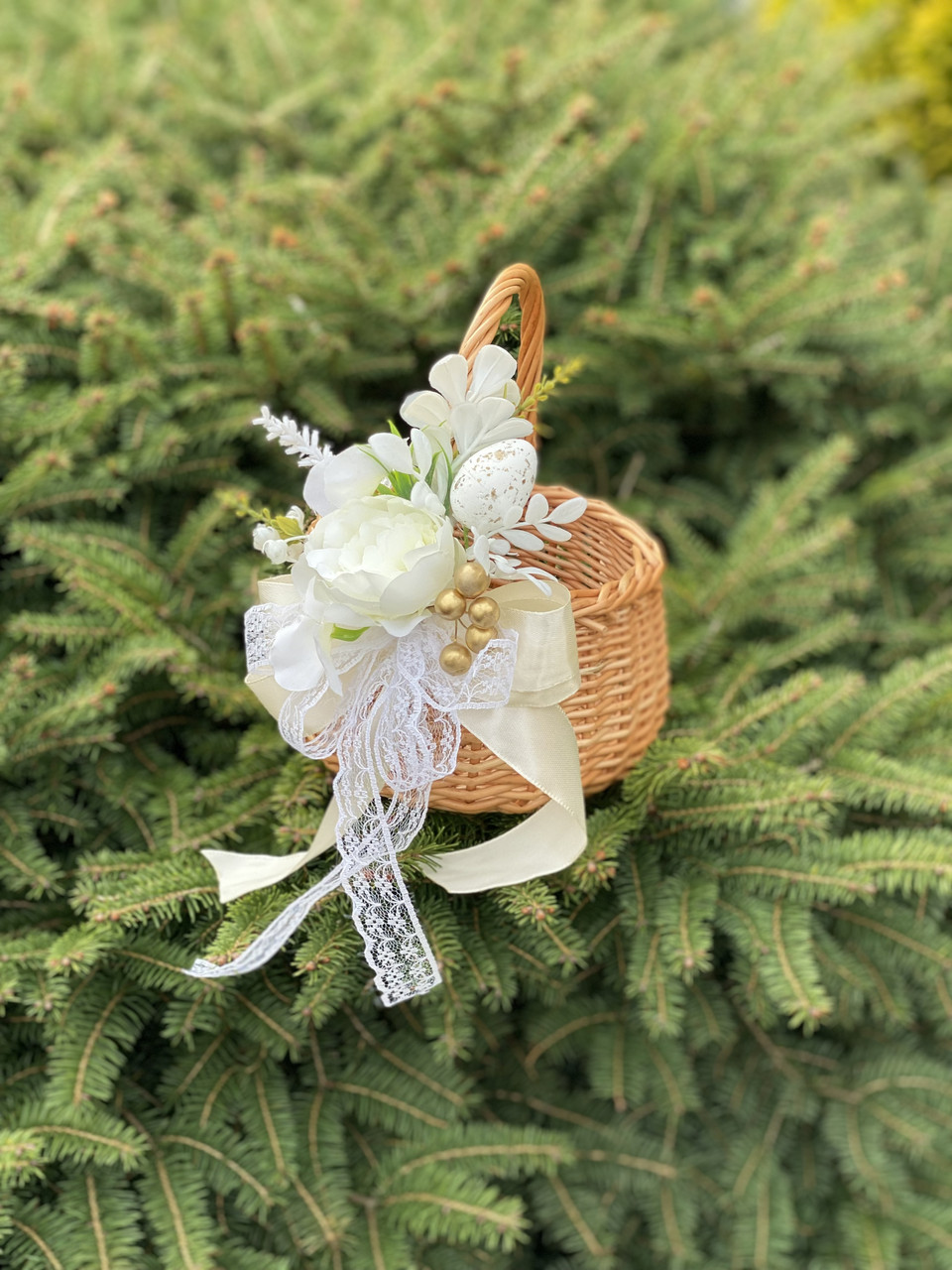 Корзина дитяча з з натуральної лози. Арт:2092, фото 1