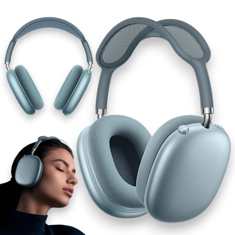 Бездротові Bluetooth навушники HOCO W65 Plus ANC Навушники накладні з мікрофоном шумозаглушенням, сині, фото 1