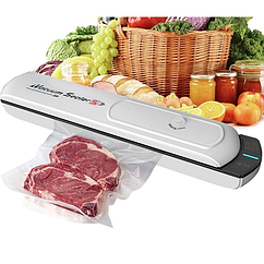 Вакууматор кухонний Vacuum Sealer S вакуумний пакувальник Білий