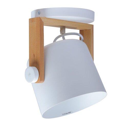 Світильник настінний бра ETRON UrbanWood E27 1x40Вт натуральний/білий 1-EDR-7401, фото 1