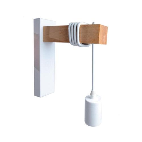 Світильник настінний бра ETRON Kinetic E27 1x40Вт білий 1-EDR-7621, фото 1