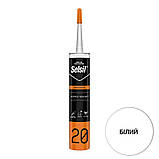 Герметик акриловий  Selsil 20 Acrylic Sealant білий універсальний водостійкий 270ml, фото 3