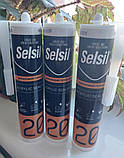 Герметик акриловий  Selsil 20 Acrylic Sealant білий універсальний водостійкий 270ml, фото 5