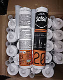 Герметик акриловий  Selsil 20 Acrylic Sealant білий універсальний водостійкий 270ml, фото 9