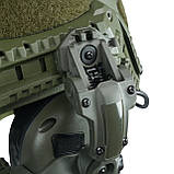 Кріплення для Навушників Чебурашки для Активних Навушників EARMOR Хакі Кріплення на Шолом Чебурашка, фото 6