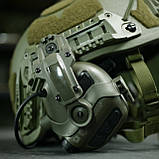 Кріплення для Навушників Чебурашки для Активних Навушників EARMOR Хакі Кріплення на Шолом Чебурашка, фото 10