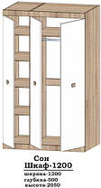 Шафа Сон 1200 1200х500 h-2050мм Алекса-СМ, фото 4