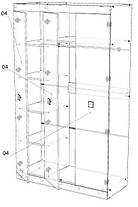 Шафа Сон 1200 1200х500 h-2050мм Алекса-СМ, фото 2