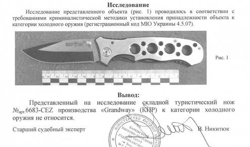 Ніж багатоцільовий з асистом Grand Way 6683 CEZ, фото 3