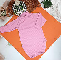 Дитячий стильний бодік довгий рукав рубчик 86 розмір якість супер комфортний до тіла