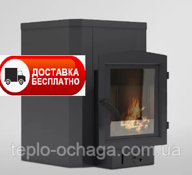 КАМЕНКА КЛАССИК 30М³ БЕЗ ВЫНОСА СО СТЕКЛОМ 305*305