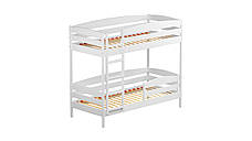 Двоярусне ліжко Дует Плюс від Естелла з вигнутими бортиками - дитяче ліжко з бука, фото 3