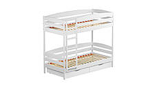 Двоярусне ліжко Дует Плюс від Естелла з вигнутими бортиками - дитяче ліжко з бука, фото 5