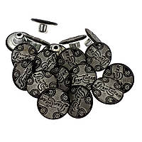 Гудзик джинсовий 17мм Оксид (50шт.)