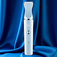 Акумуляторна машинка для стрижки тварин VGR V-205 Blue 3в1 тример 3 насадки IPX7